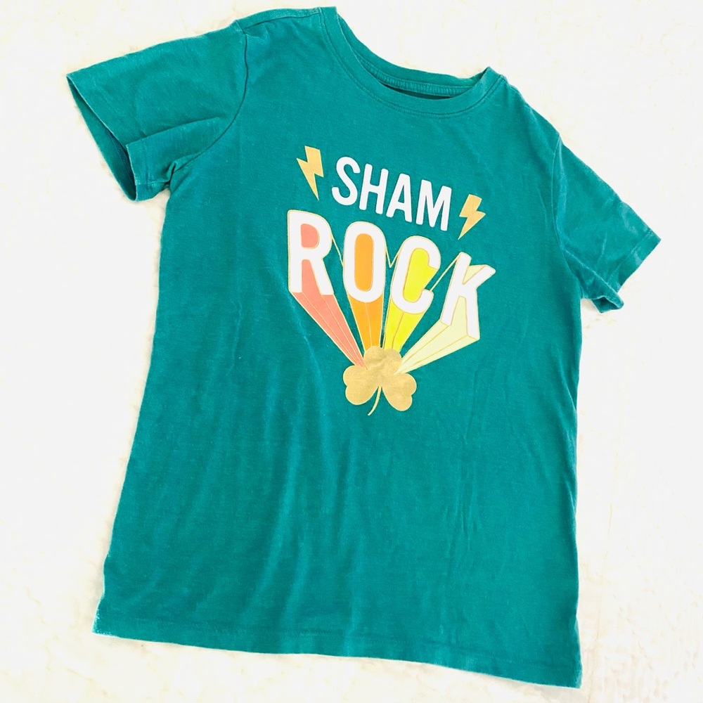 😊Boys “Sham Rock” Graphic T-Shirt SZ M - Picture 5 of 7